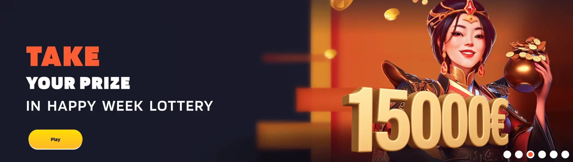 happy week lottery - win €15,000 prize