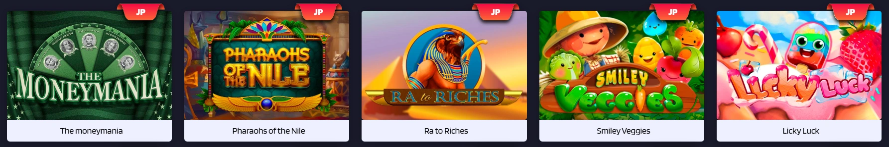 Jackpot slots banner