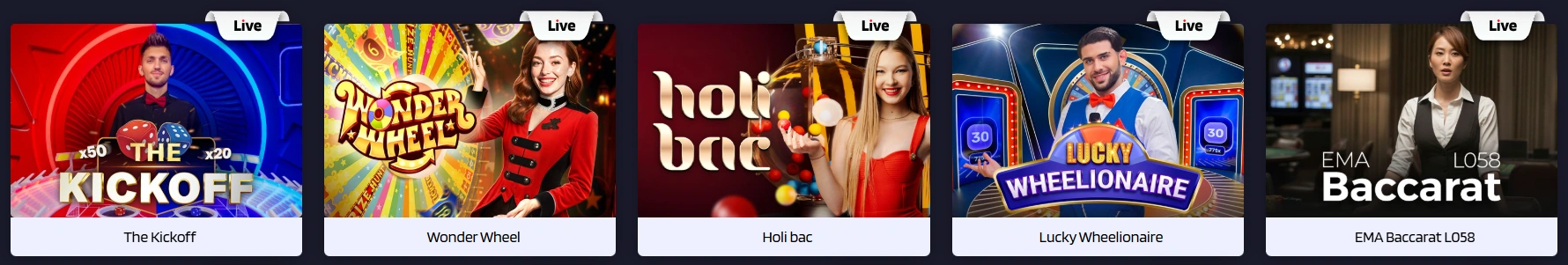 Live dealer games